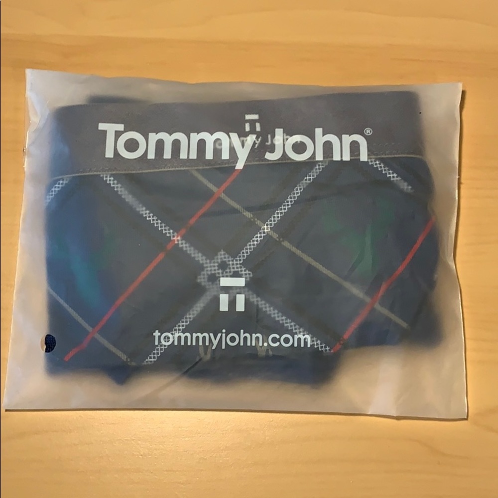 Tommy John second skin argyle briefs NWT
